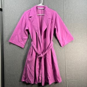 Girl With Curves 3/4-Sleeve Wrap Cost with Tie Wa Padiant Orchid Size XXSP